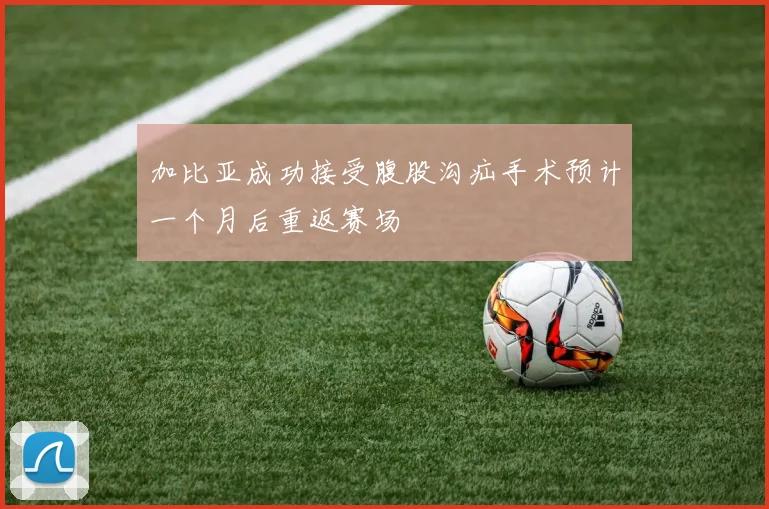 加比亚成功接受腹股沟疝手术预计一个月后重返赛场